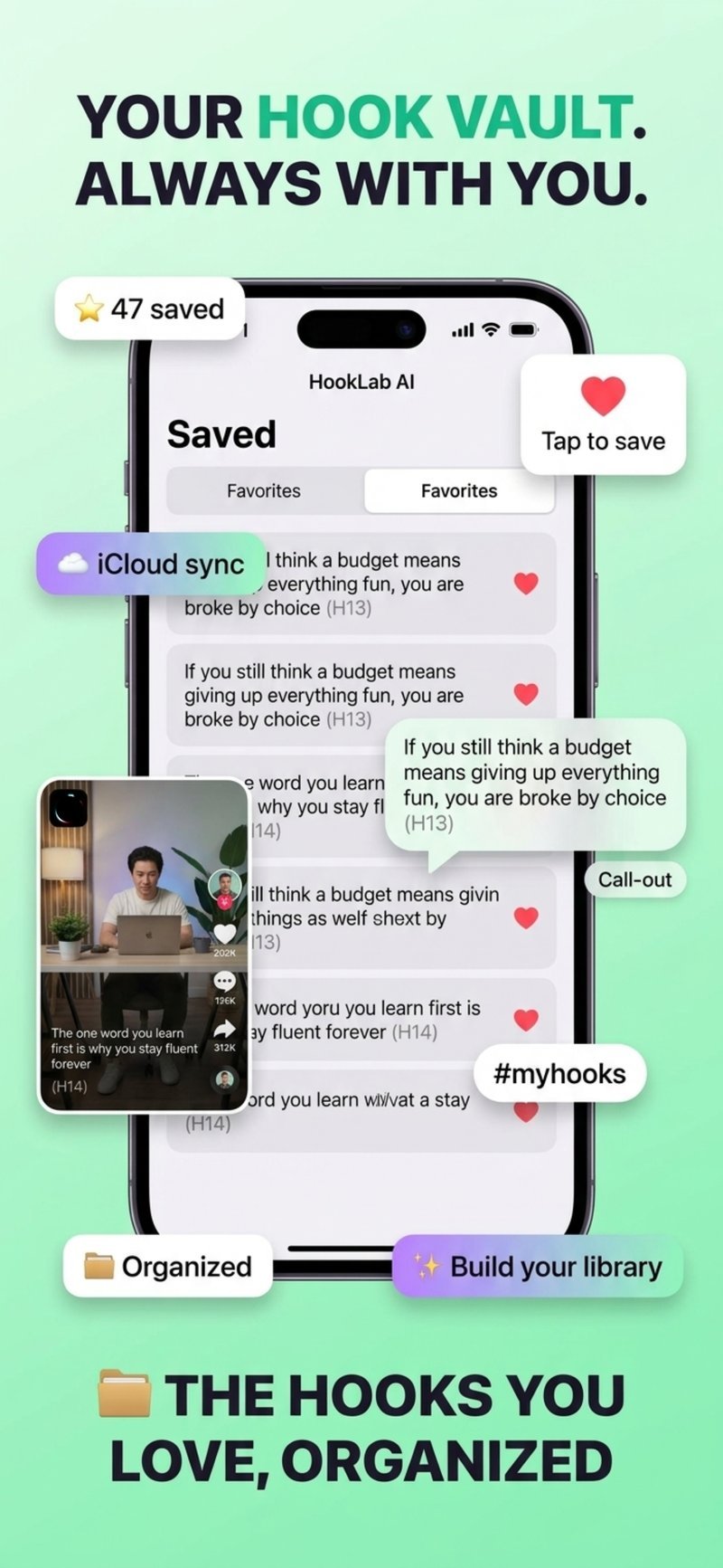 HookLab AI personal hook vault